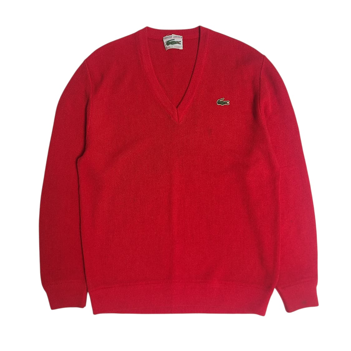 '70-'80s Lacoste V넥 니트 상품이미지1