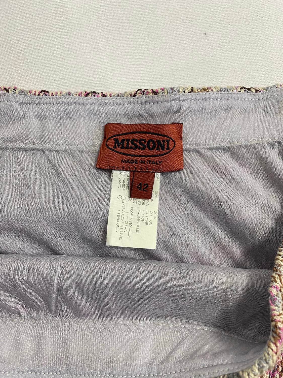 미쏘니 Missoni 지그재그 니트 스커트 42 <503> 상품이미지3