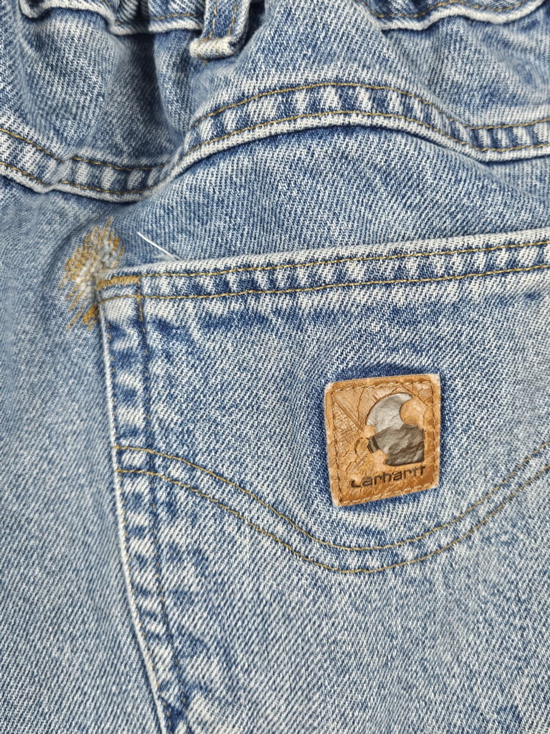 칼하트 밴딩 패치드 커스텀 데님 워크팬츠 ( 44X30 ) / 10345 상품이미지8