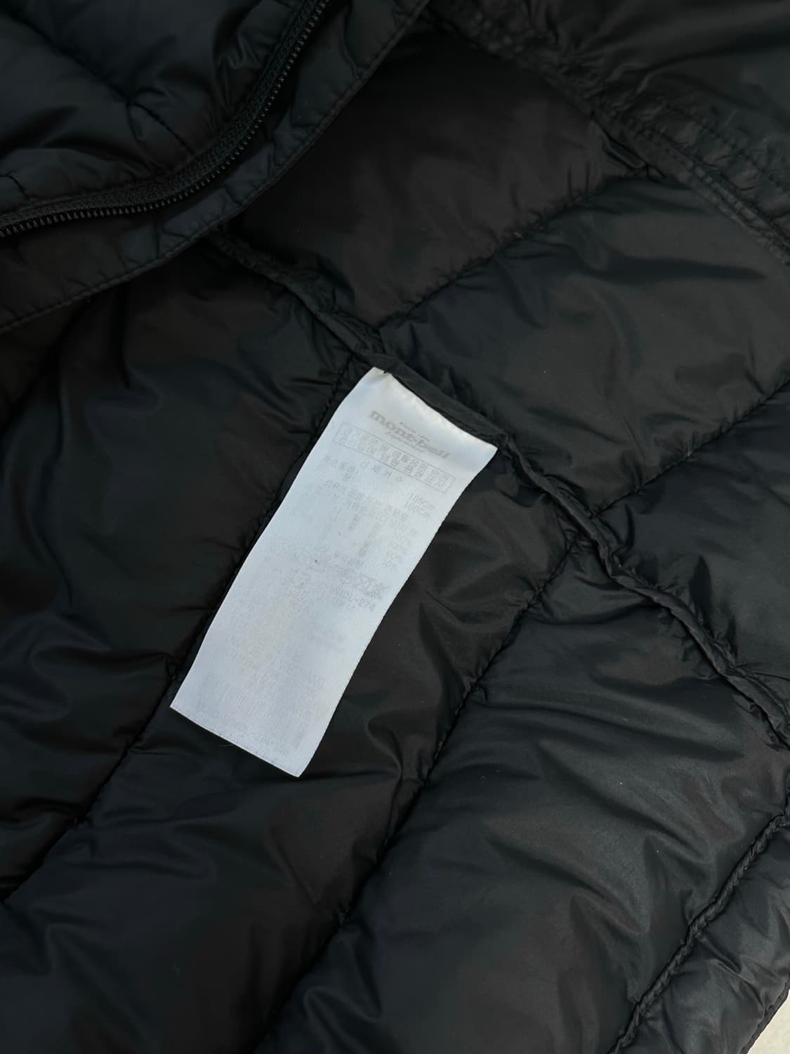 몽벨 경량 패딩 라지 상품이미지9