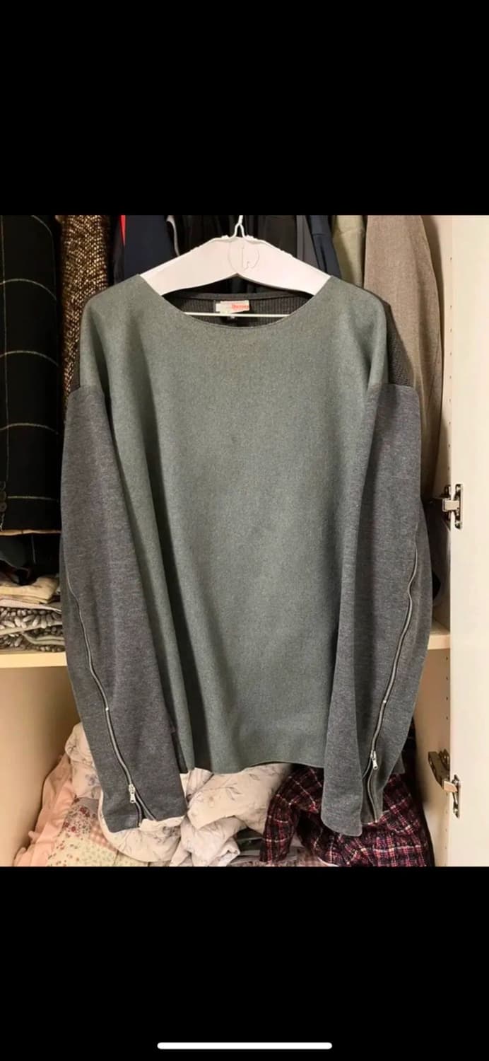 솔리드옴므 우영미 펠트 지퍼 맨투맨 110사이즈 상품이미지1