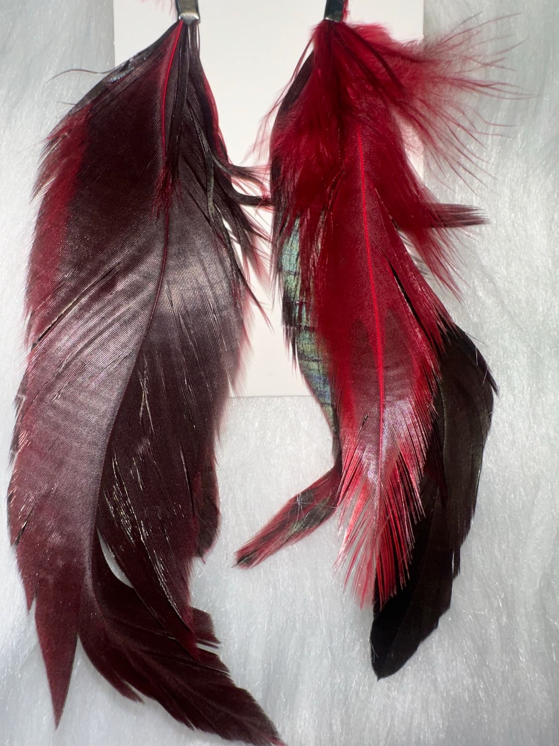 고스펑크 오리엔탈 깃털 귀걸이 상품이미지2