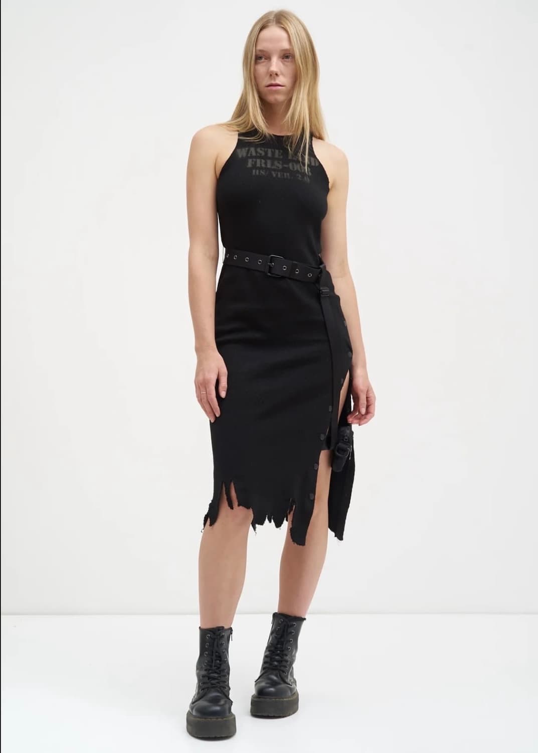 혜인서 fw18 distressed 저지 원피스 상품이미지10