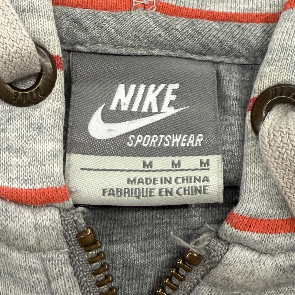 나이키 스트라이프 그레이 후드집업  상품이미지5