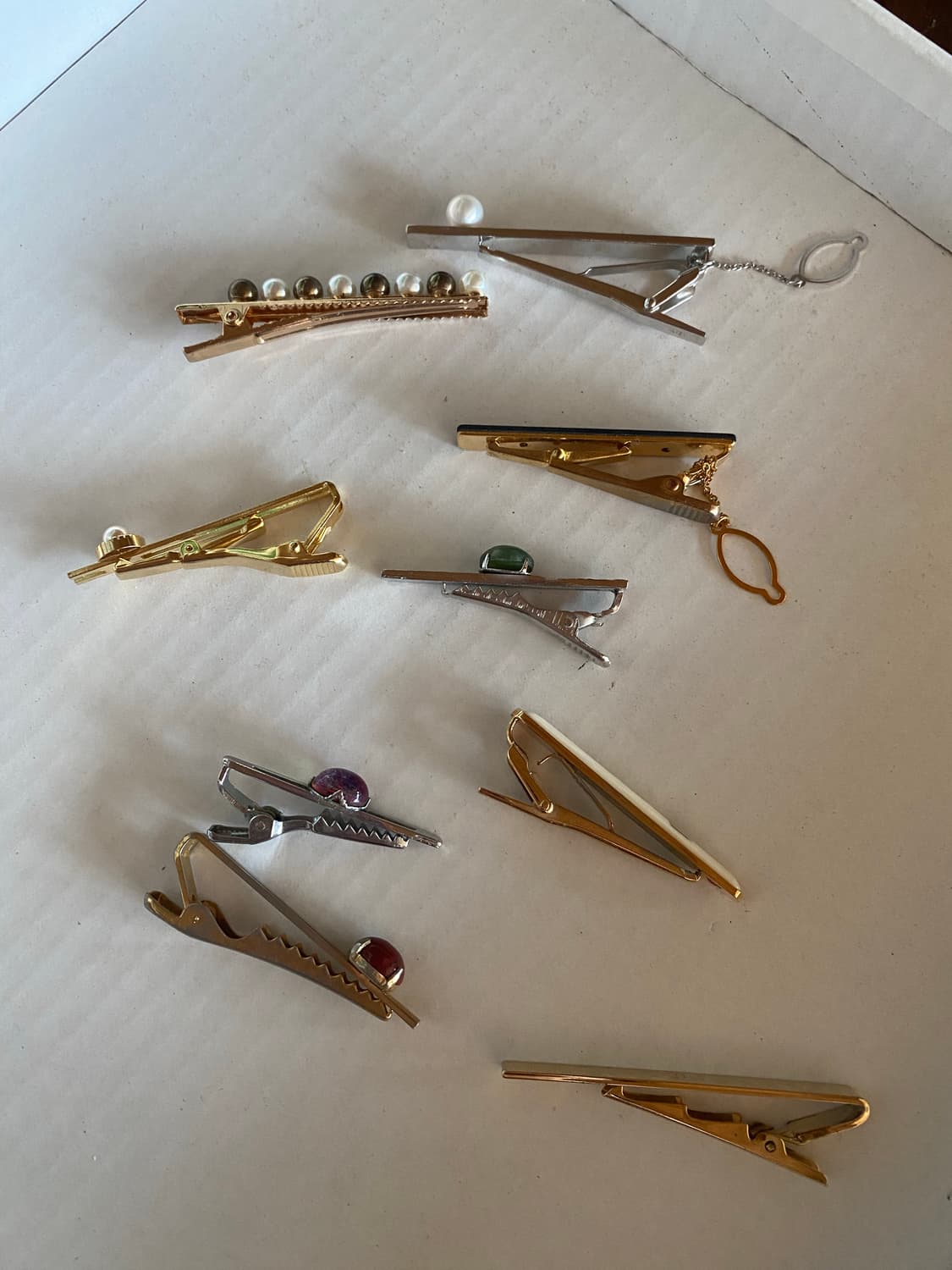 빈티지 진주 넥타이핀  일괄 상품이미지5