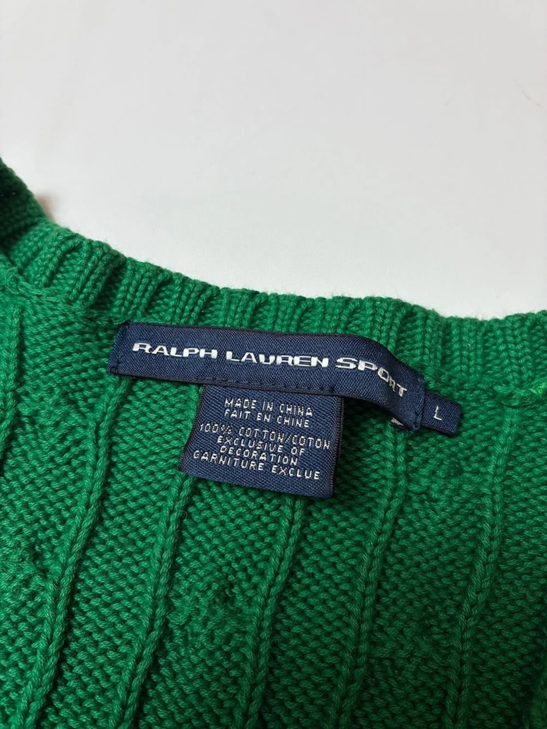 폴로 랄프로렌 00's 케이블 니트 베스트 PN8216 상품이미지6