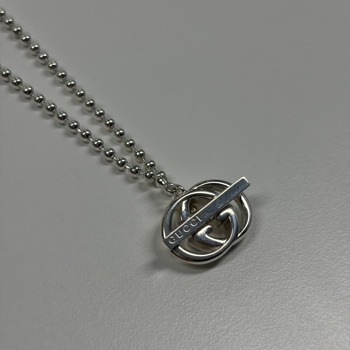 구찌 인터라킹 바 목걸이 상품이미지8