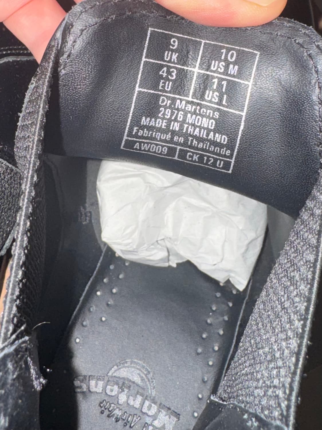 닥터마틴 2976 모노 첼시 부츠 280 팝니다 상품이미지4