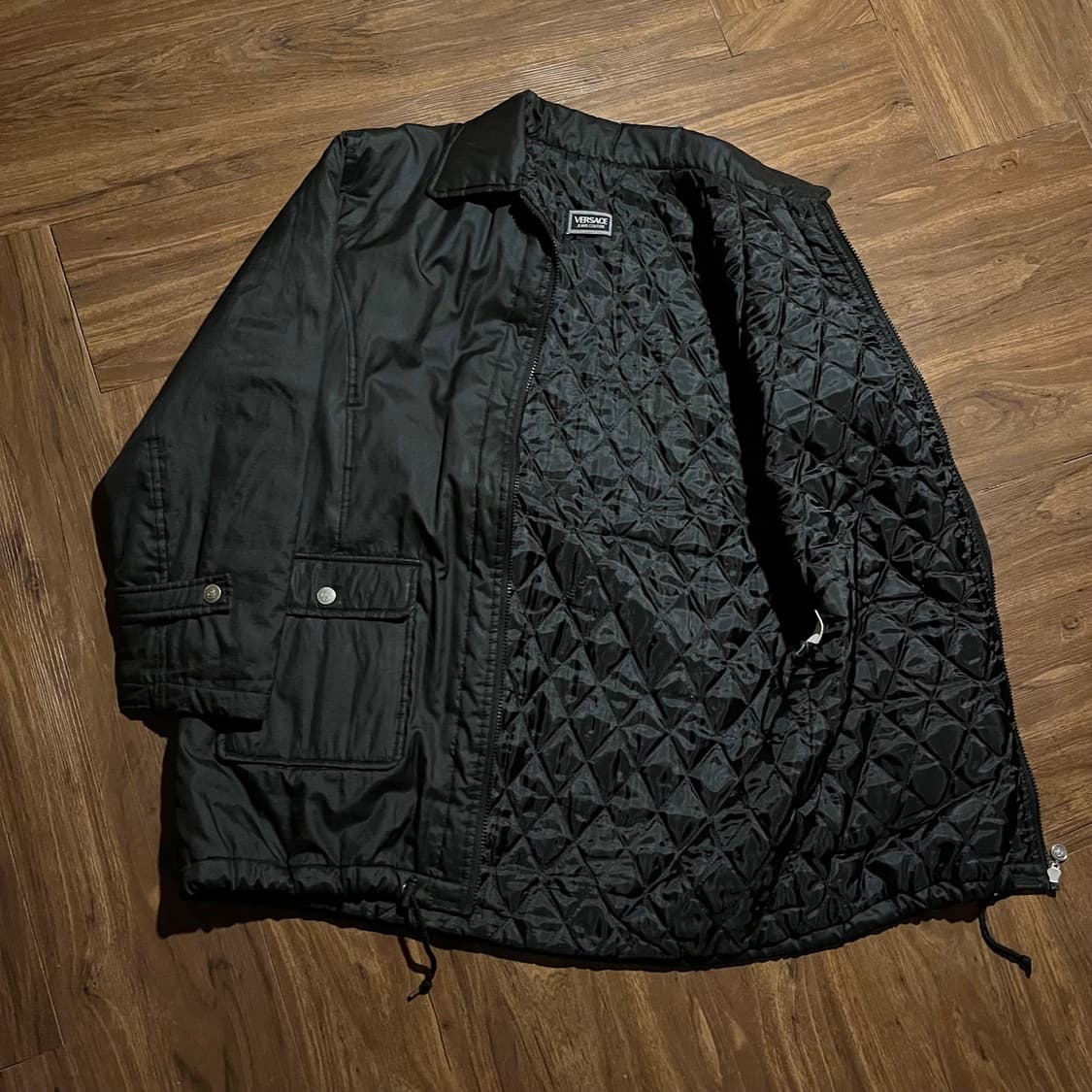 VERSACE EMBROIED BLACK JACKET 상품이미지6