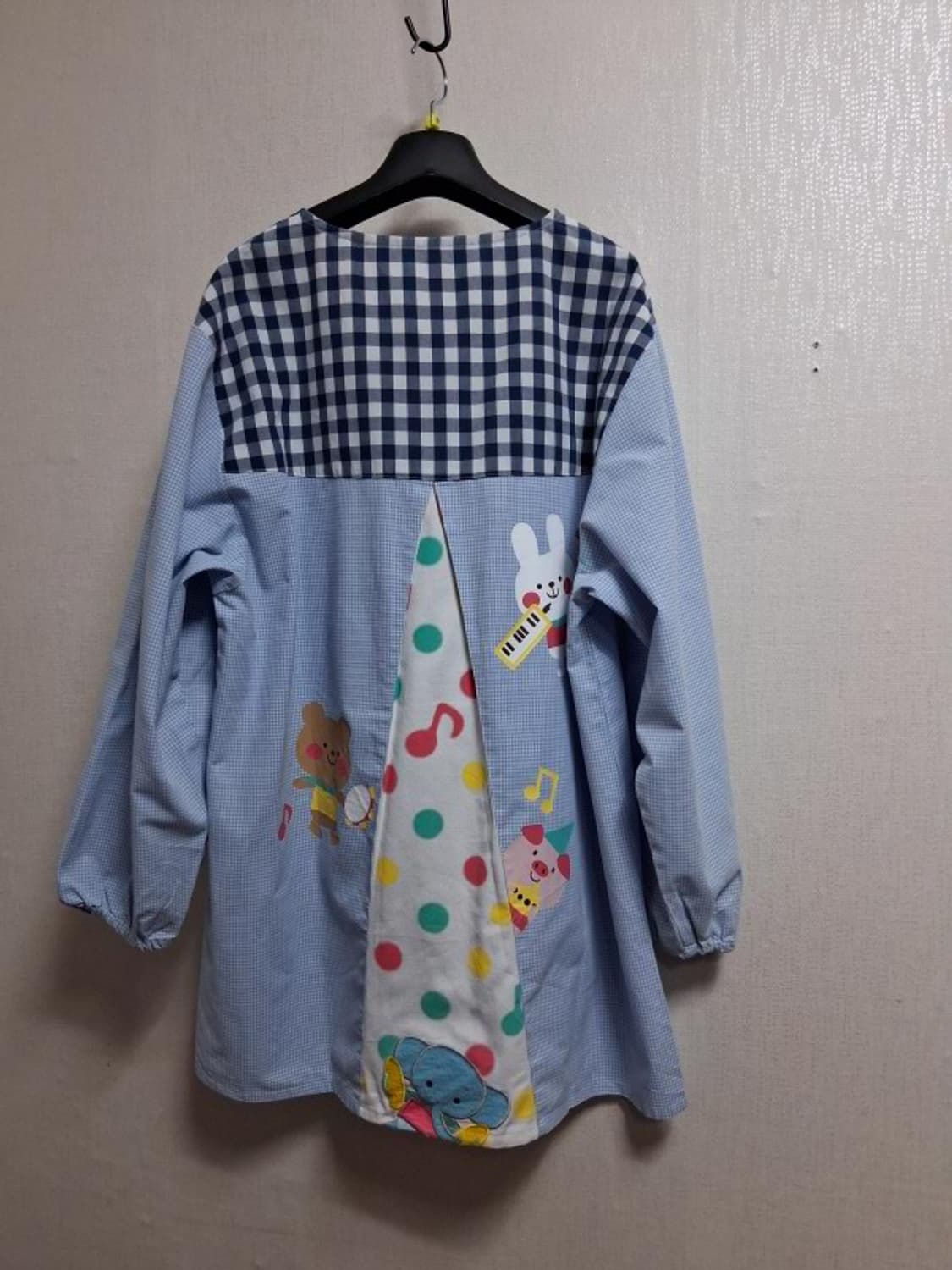 일본빈티지 긴팔소매 케릭터 앞치마 케릭터 에이프런 77까지
 상품이미지3