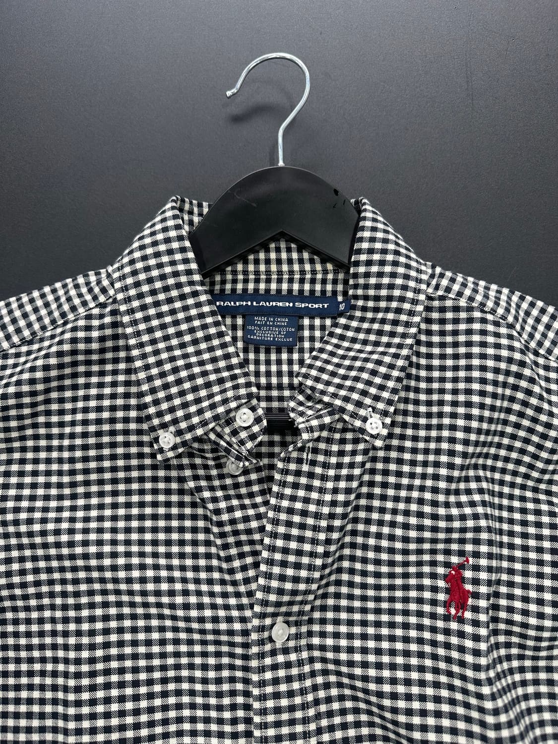폴로랄프로렌 깅엄 체크 버튼다운 셔츠 상품이미지5