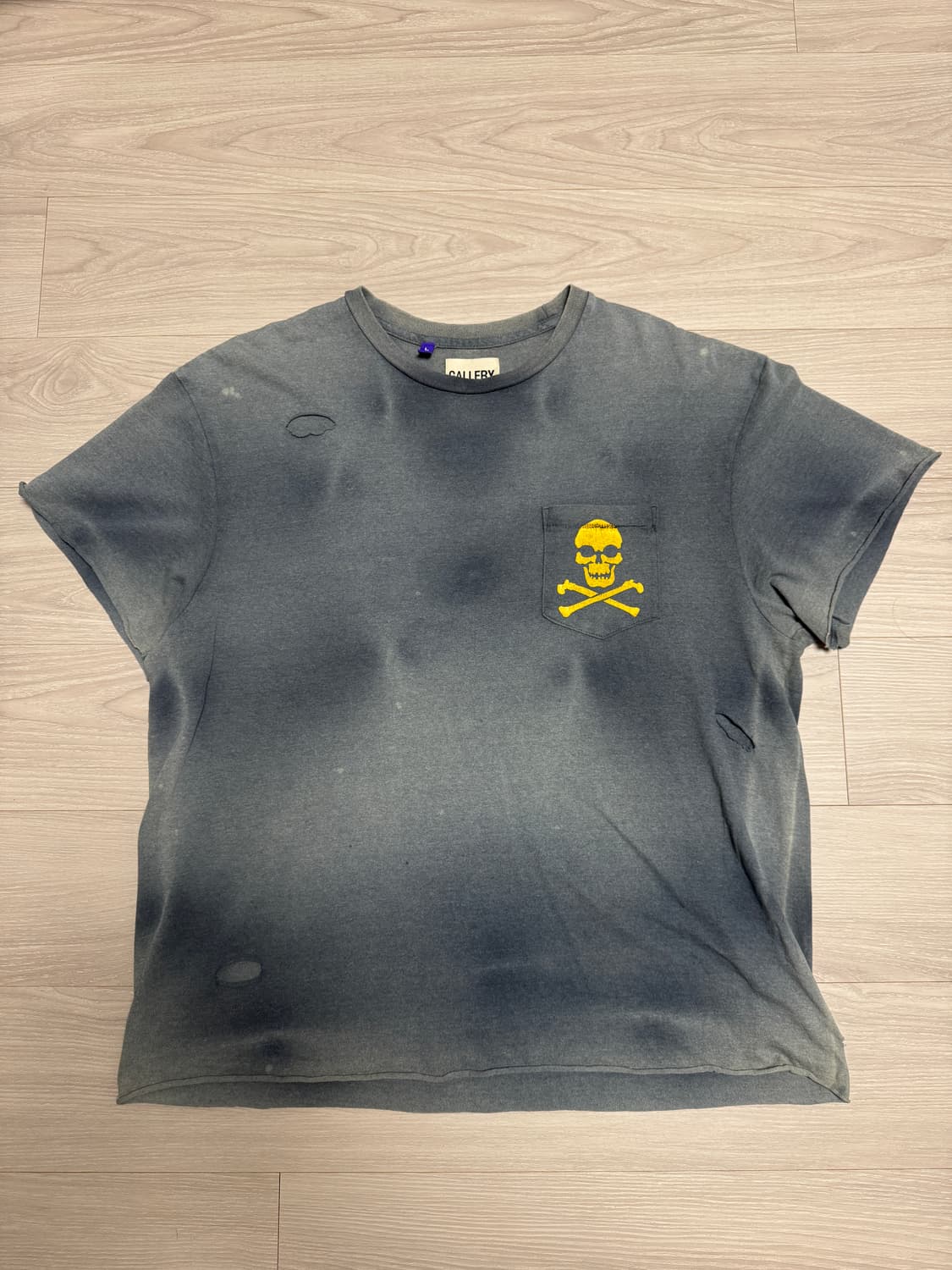 Gallery Dept. Zip T-Shirt Black [L] 상품이미지2