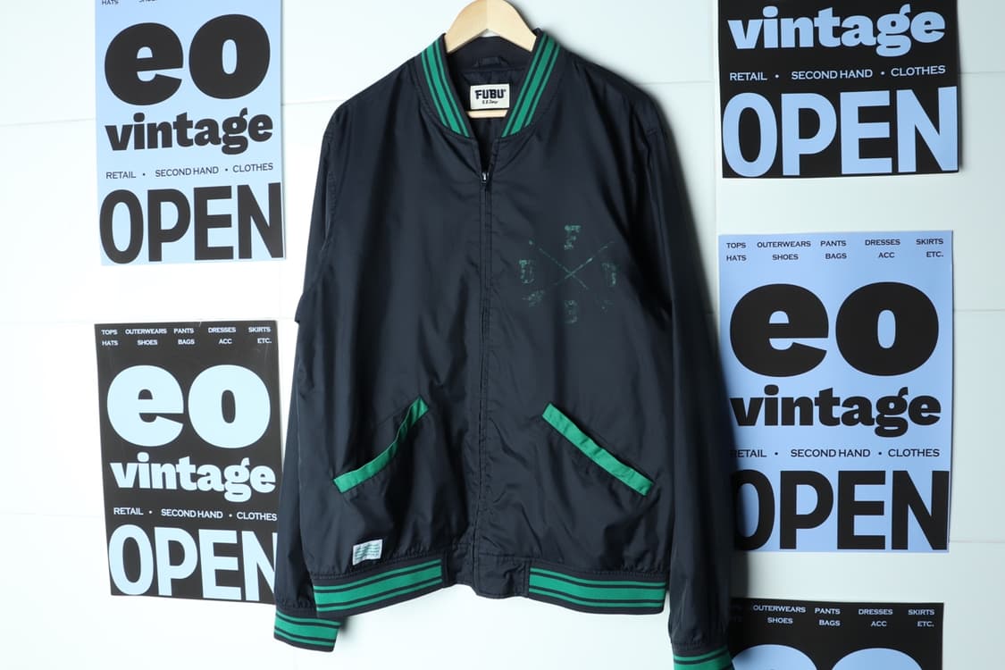 (2XL) 후부 집업 바람막이 점퍼자켓 90s 년대 바시티-7A26 상품이미지2