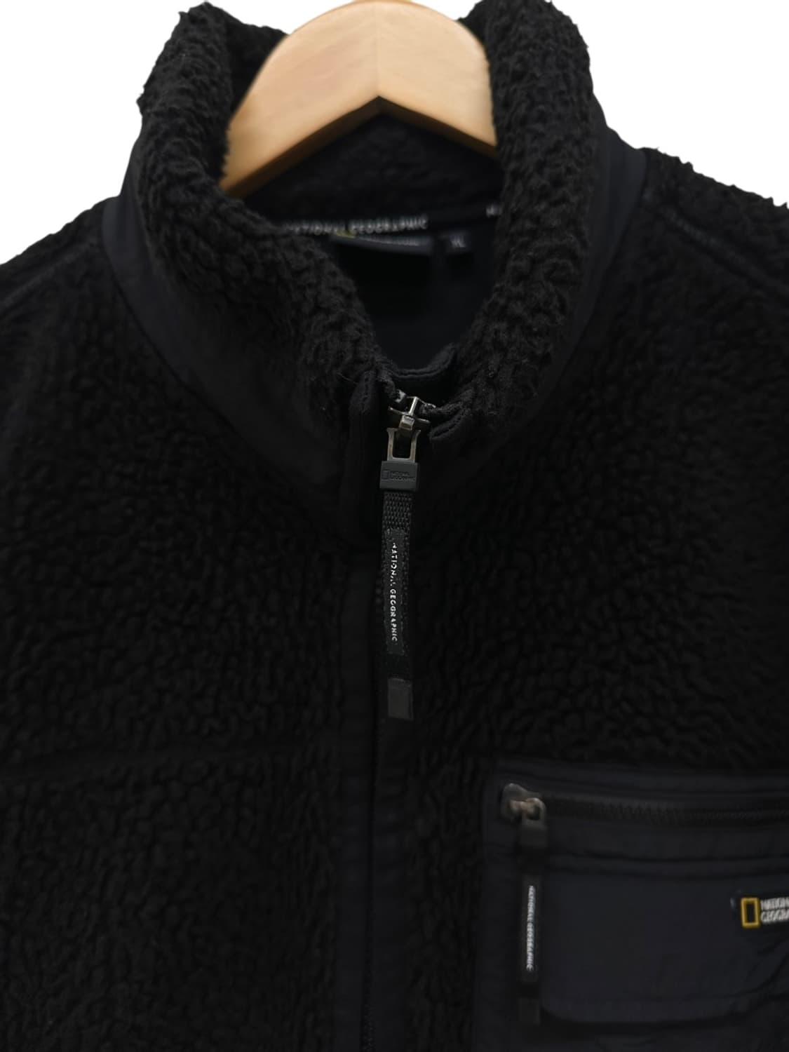 내셔널지오그래픽 플리스 블랙 (XL)  상품이미지3