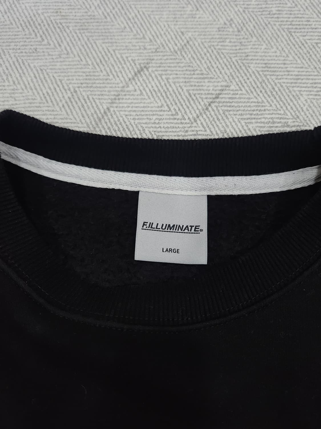 필루미네이트 플라워 프린팅 맨투맨 티셔츠 남성 100사이즈 오버핏 상품이미지4