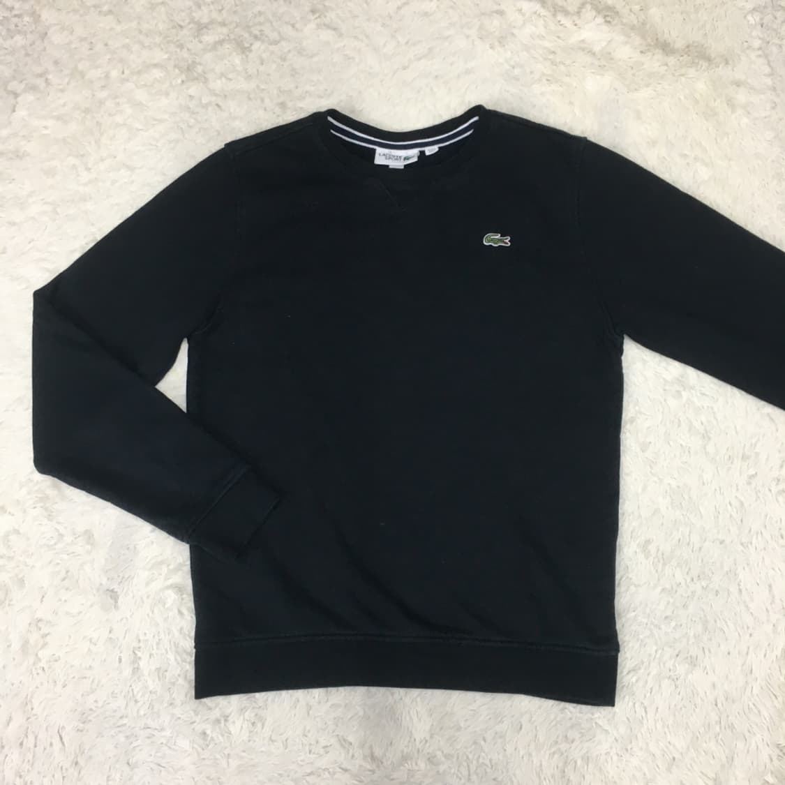 라코스테 여성 스몰로고 맨투맨 DD01 상품이미지1