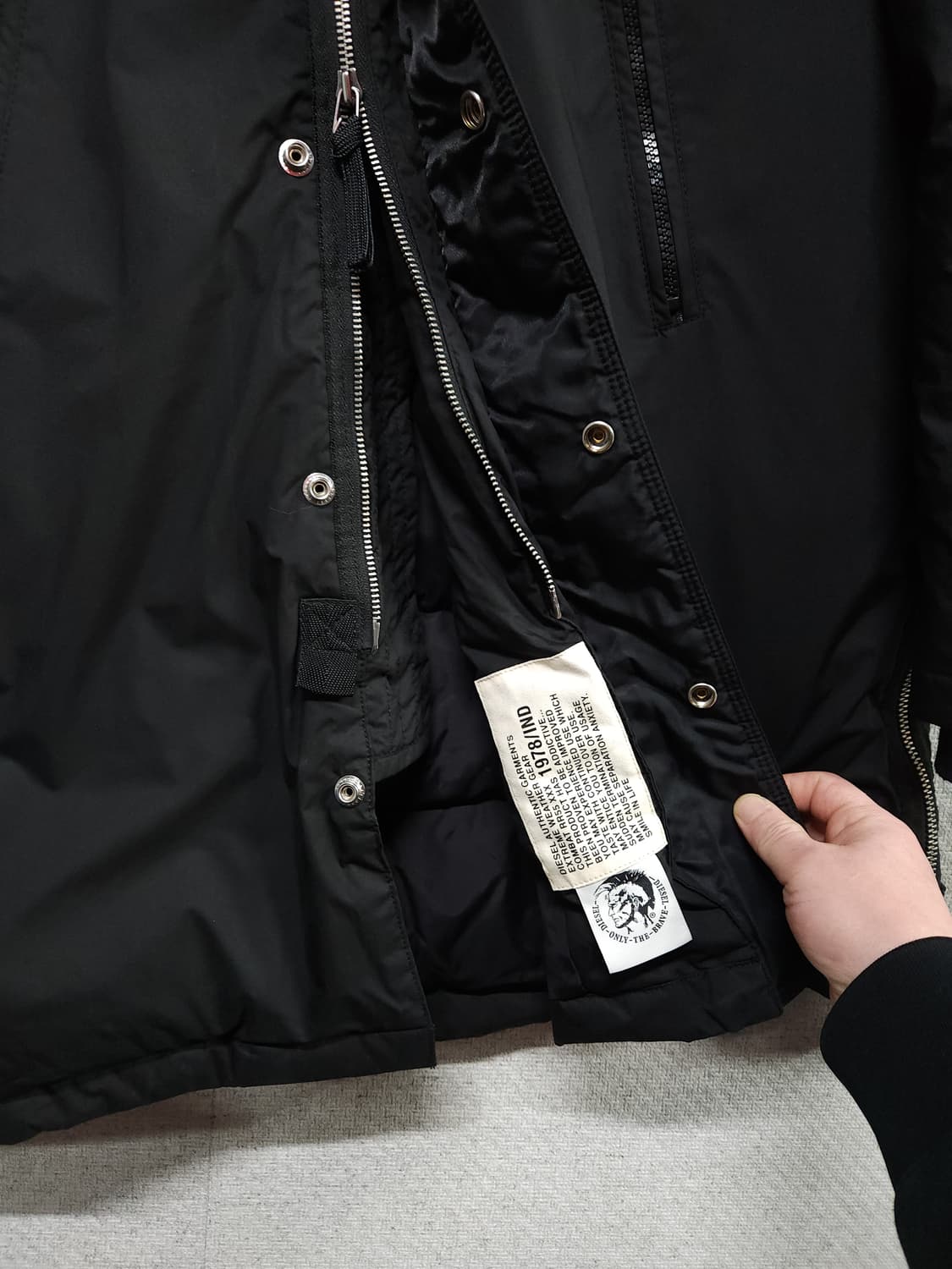 디젤 N3B 오마주 덕다운 롱패딩 상품이미지7