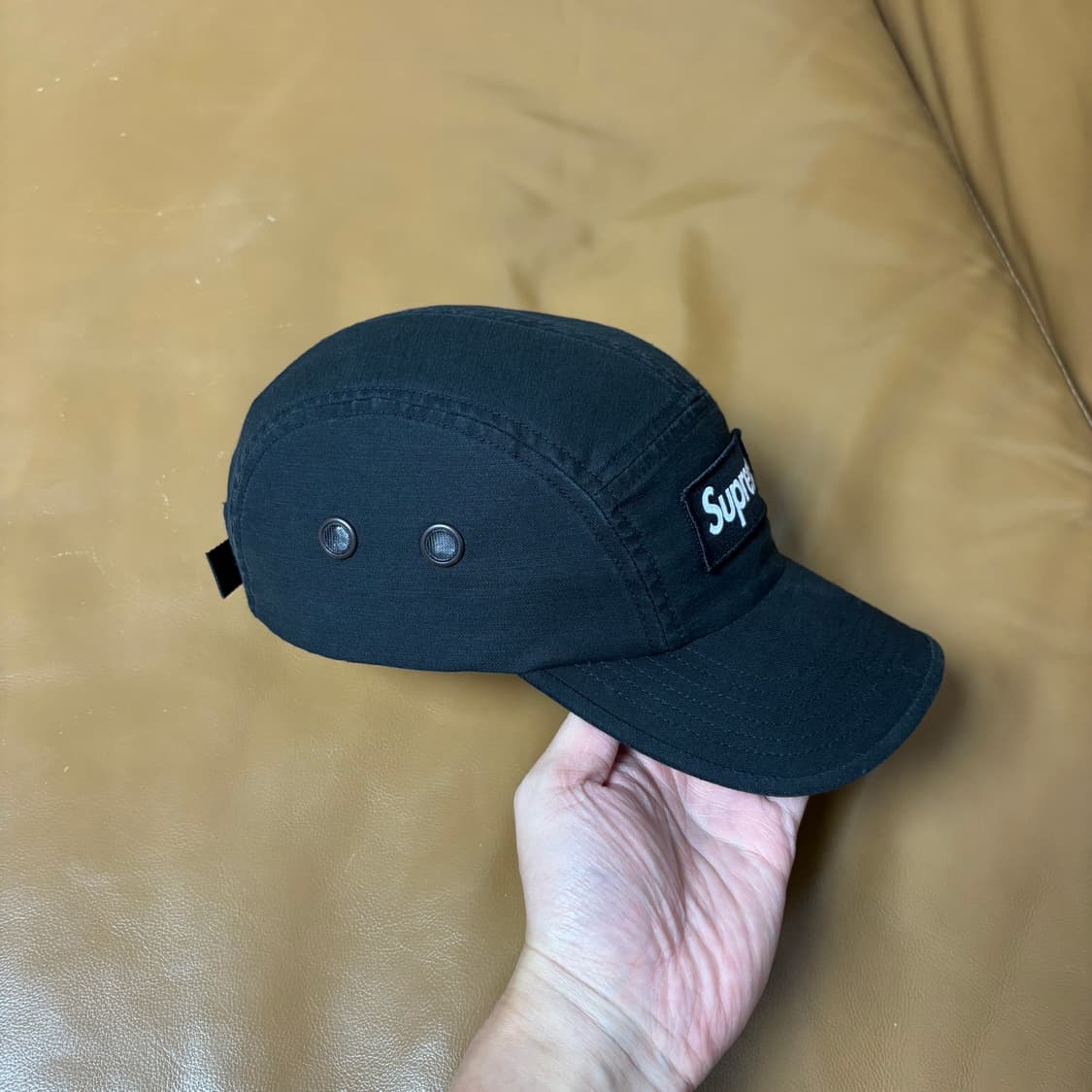 Supreme 슈프림 23ss 밀리터리 워시드 블랙 캠프캡 모자 상품이미지3