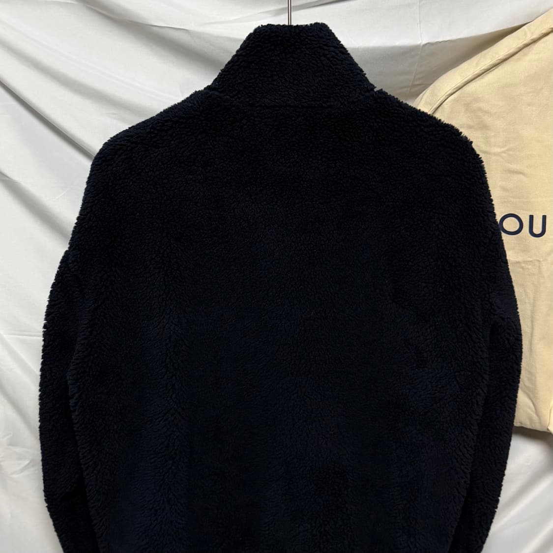 [S+급/L] 25FW 루이비통 레더패치 플리스 블루종 자켓 상품이미지5