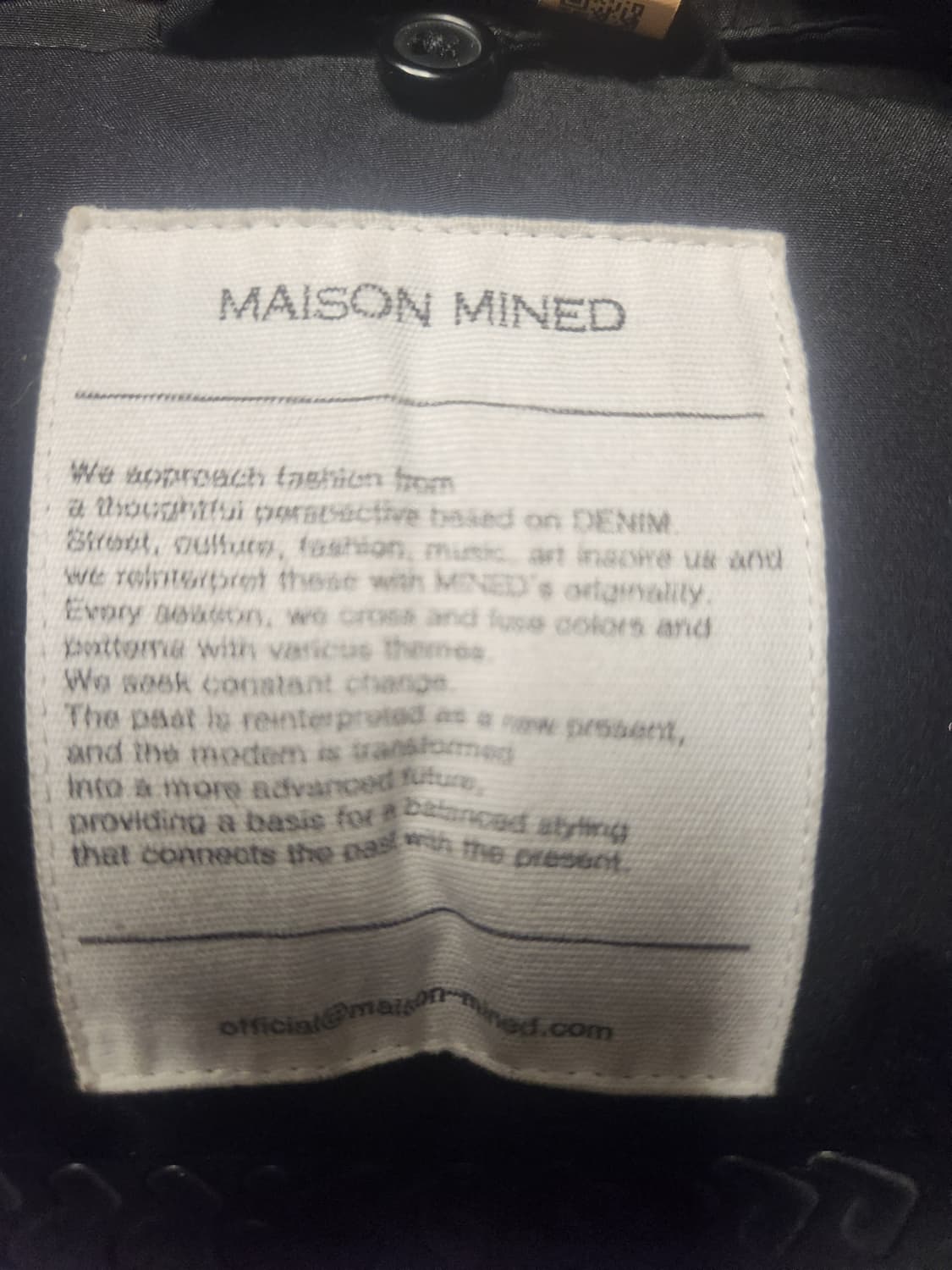 메종미네드 블랙 더블롱 구스다운 패딩 XS(남자 M정도) 상품이미지3