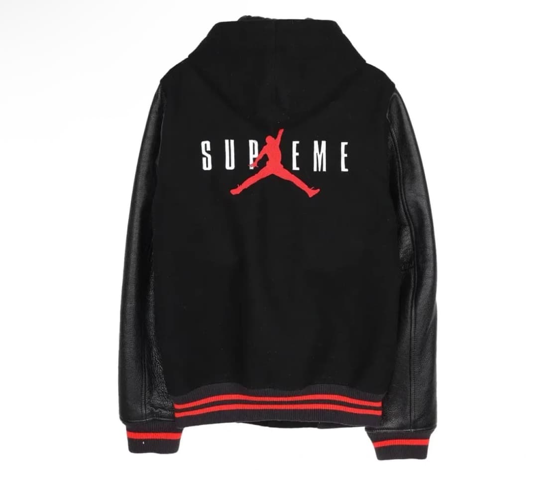 [s] 슈프림x조던 후드 바시티 자켓 상품이미지2