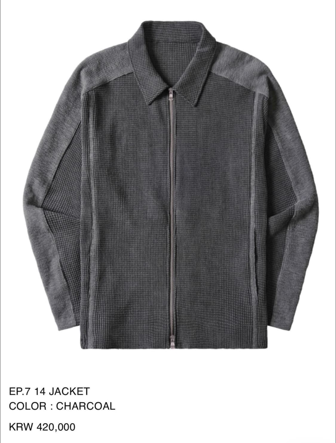 엑슬림 XLIM ep.7 14 자켓 차콜 M 상품이미지1