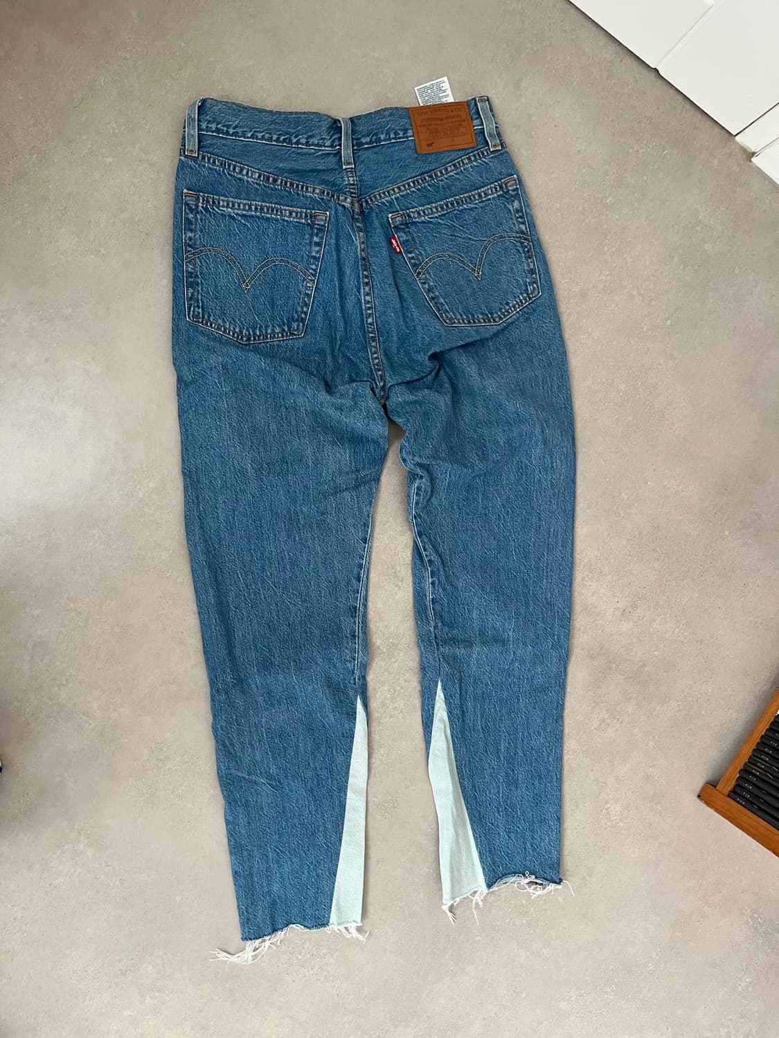 리바이스 배색 데님 26 사이즈 상품이미지6