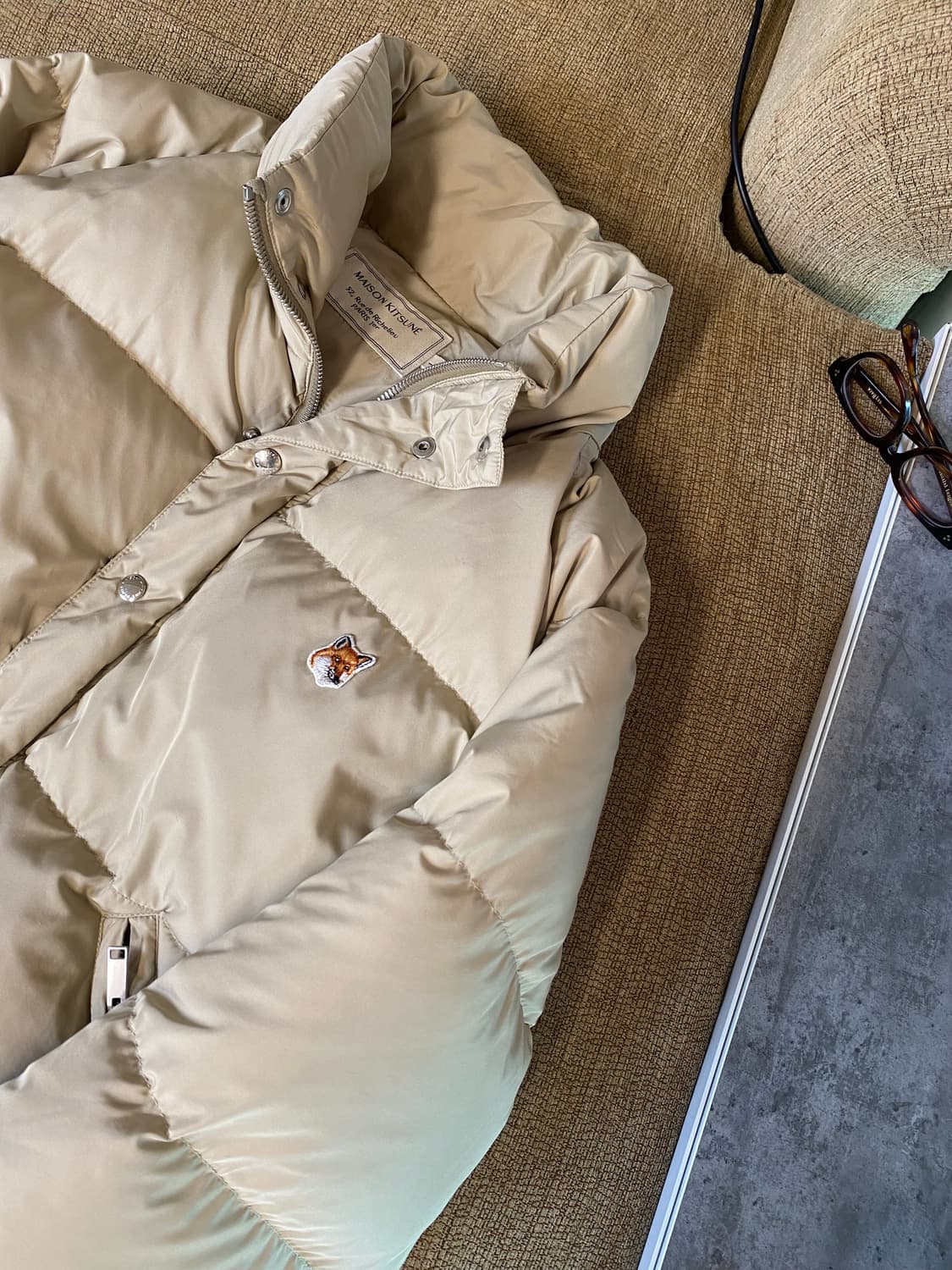 메종키치네 폭스 패치 다운 푸퍼패딩 (105사이즈) 상품이미지5