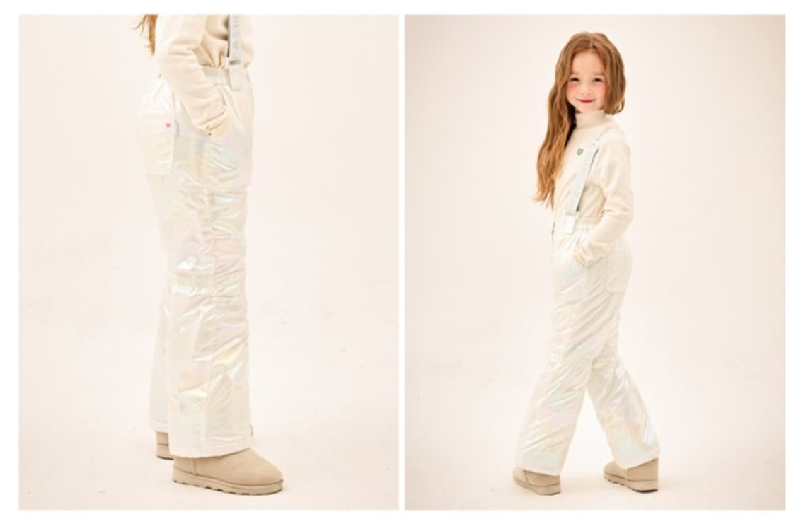 젤리스푼 홀로그램 부츠컷 아동 스키복팬츠 150(11~12세) 특A급 상품이미지4