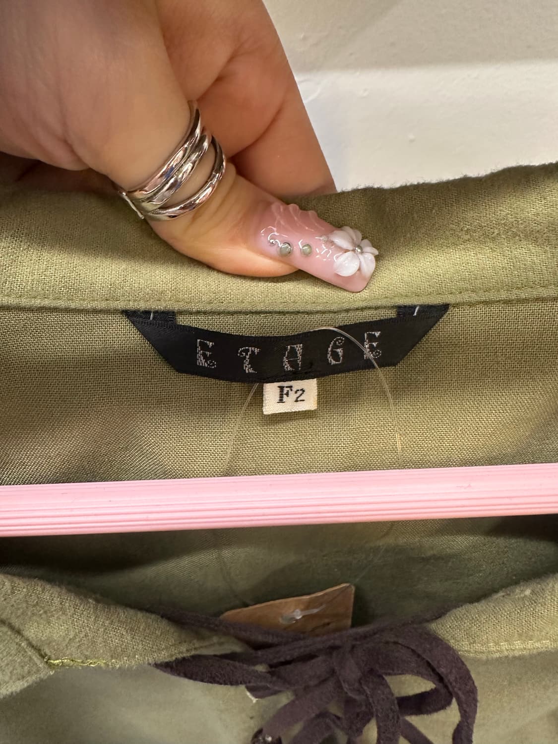 Etage 인디언 카라 슬리브 상품이미지5