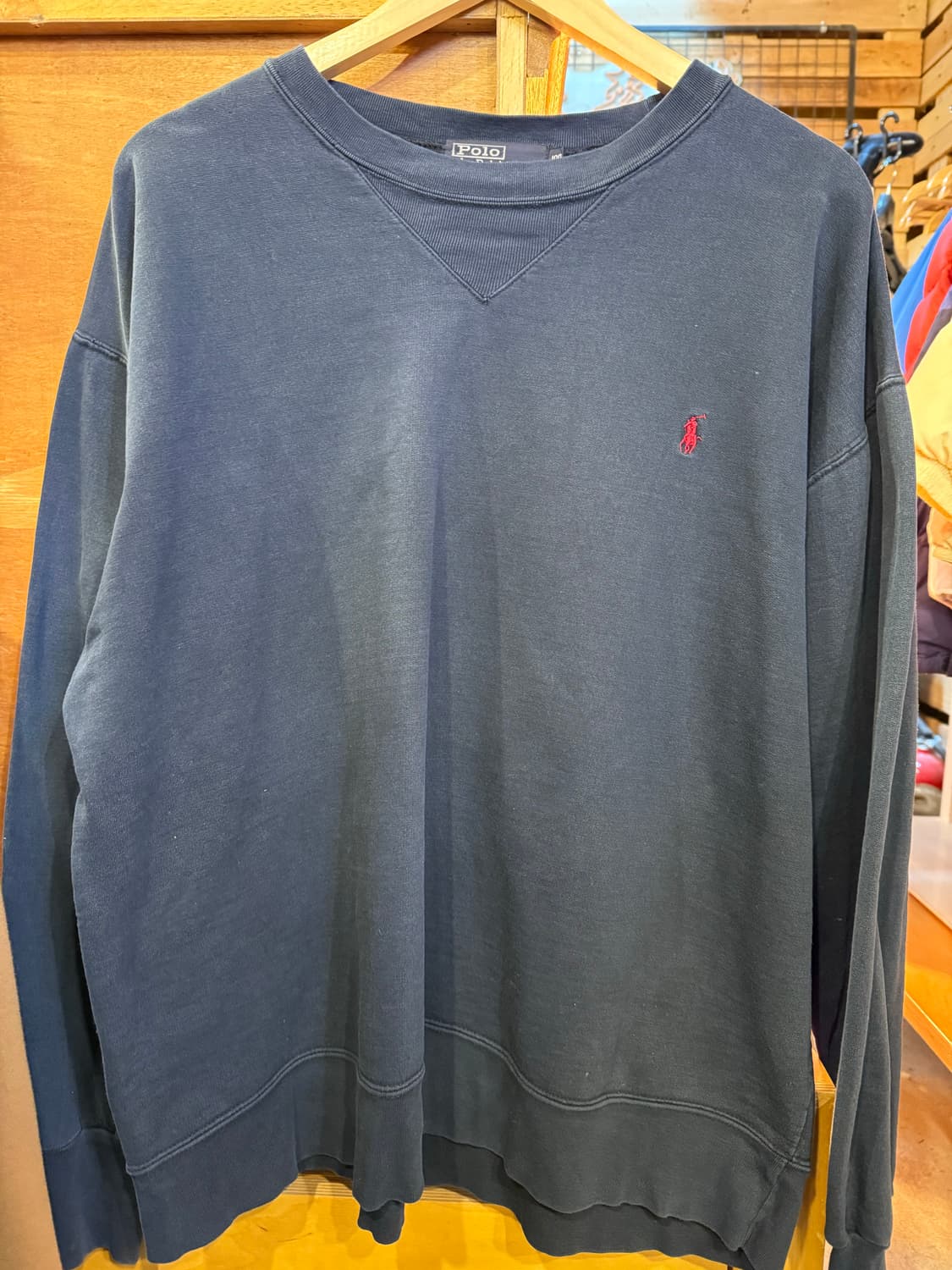 폴로 랄프로렌 레드포니 네이비 맨투맨 상품이미지1