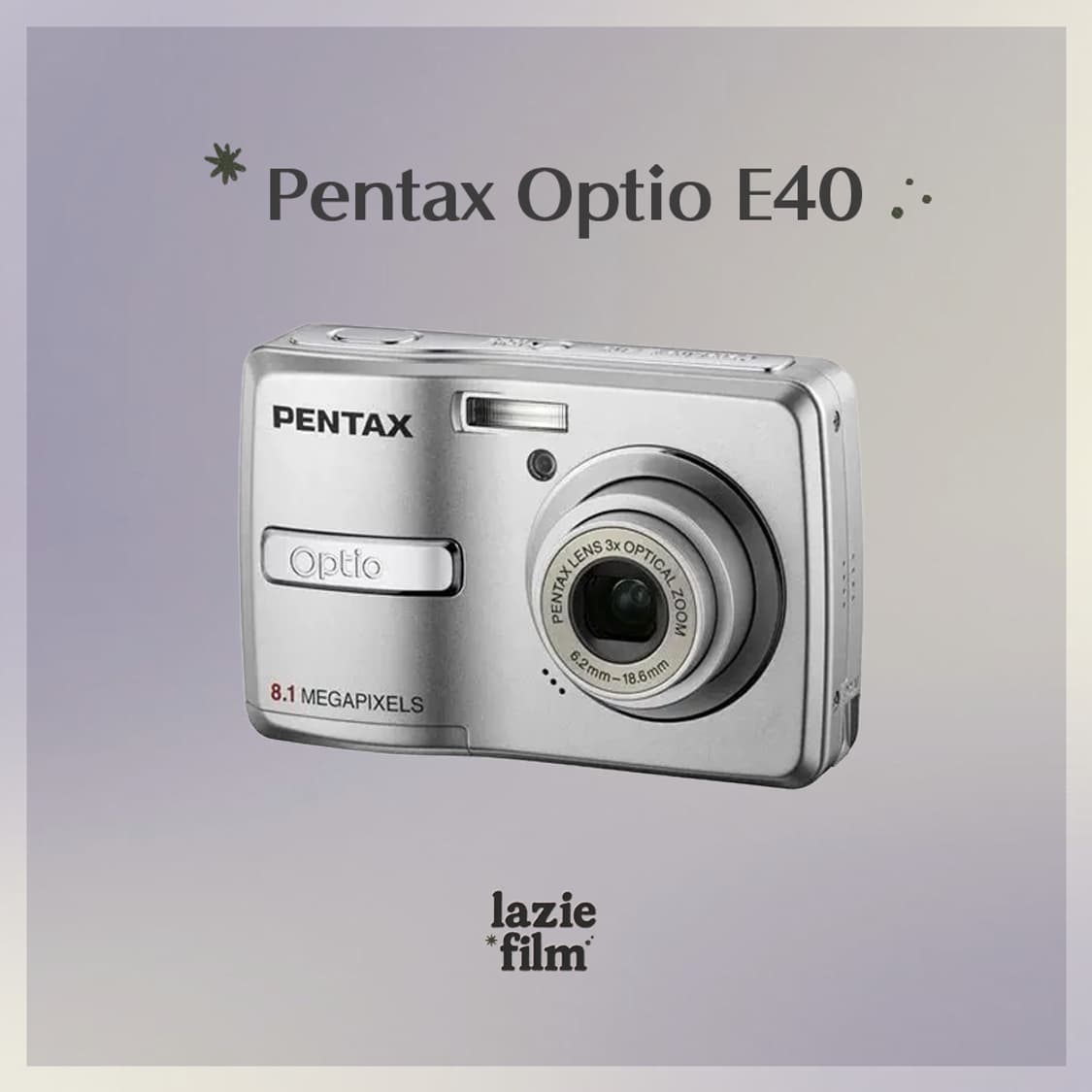필카st✧･ﾟPentax Optio E40 펜탁스 옵티오 디카 카메라 상품이미지1