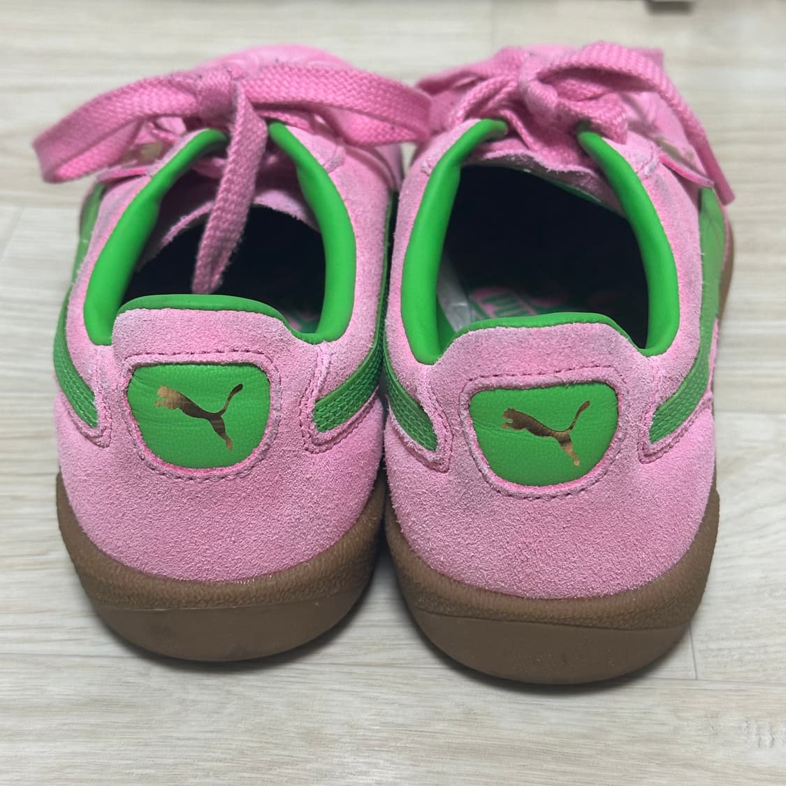 푸마 팔레르모 스페셜 핑크 그린 245 상품이미지4