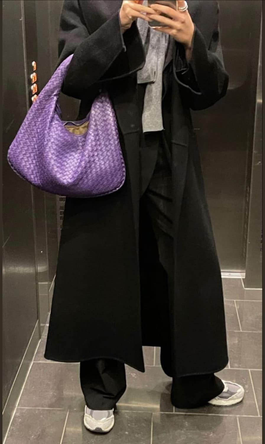 [A 정품] 보테가베네타 호보백 퍼플 상품이미지10