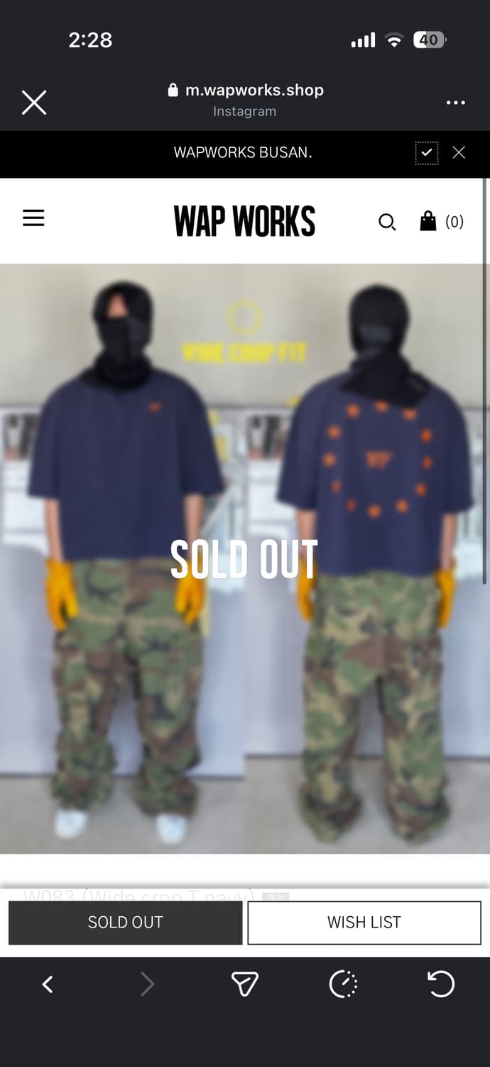 Wapworks 반팔 상품이미지1