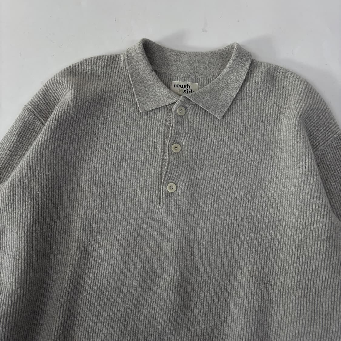 러프사이드 카라 니트  상품이미지2