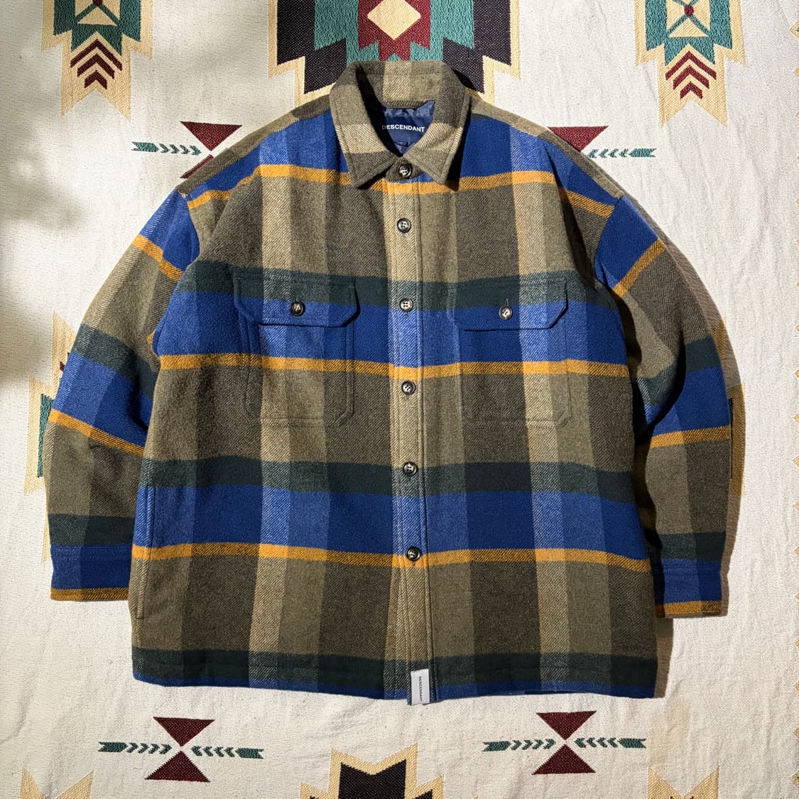 21AW DESCENDANT CLAIRTON PLAID JACKET  상품이미지1