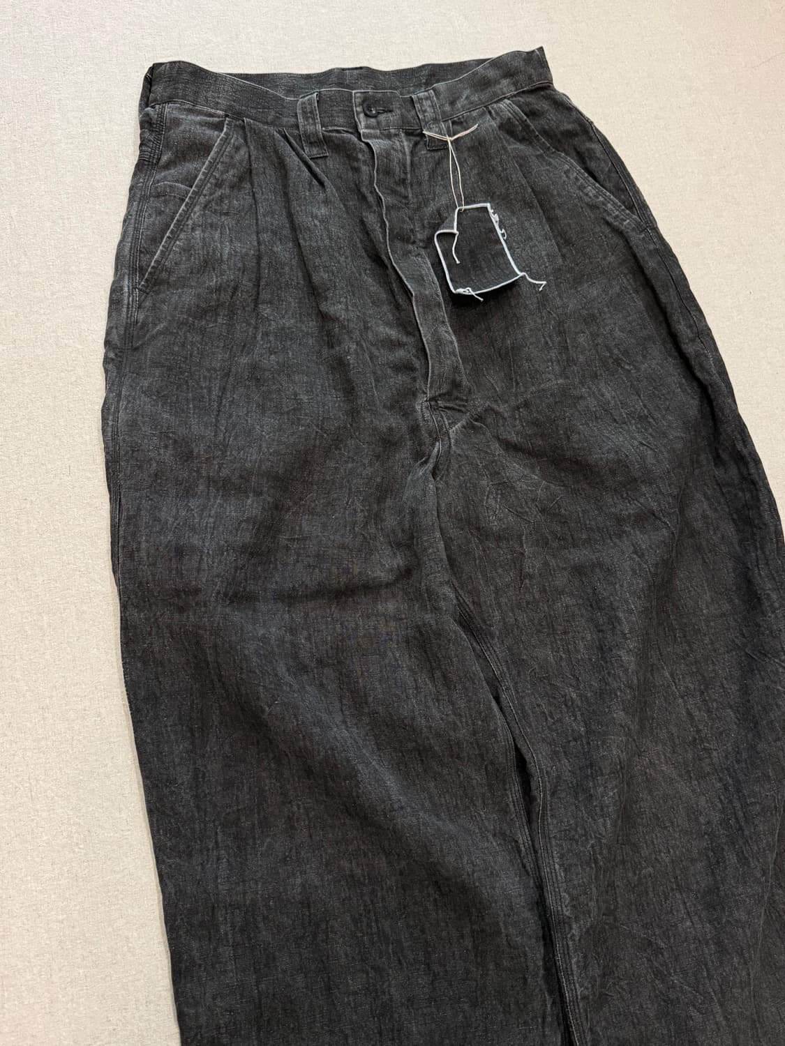 Kaval Sumi Dyed Linen Over Pants 2 상품이미지2