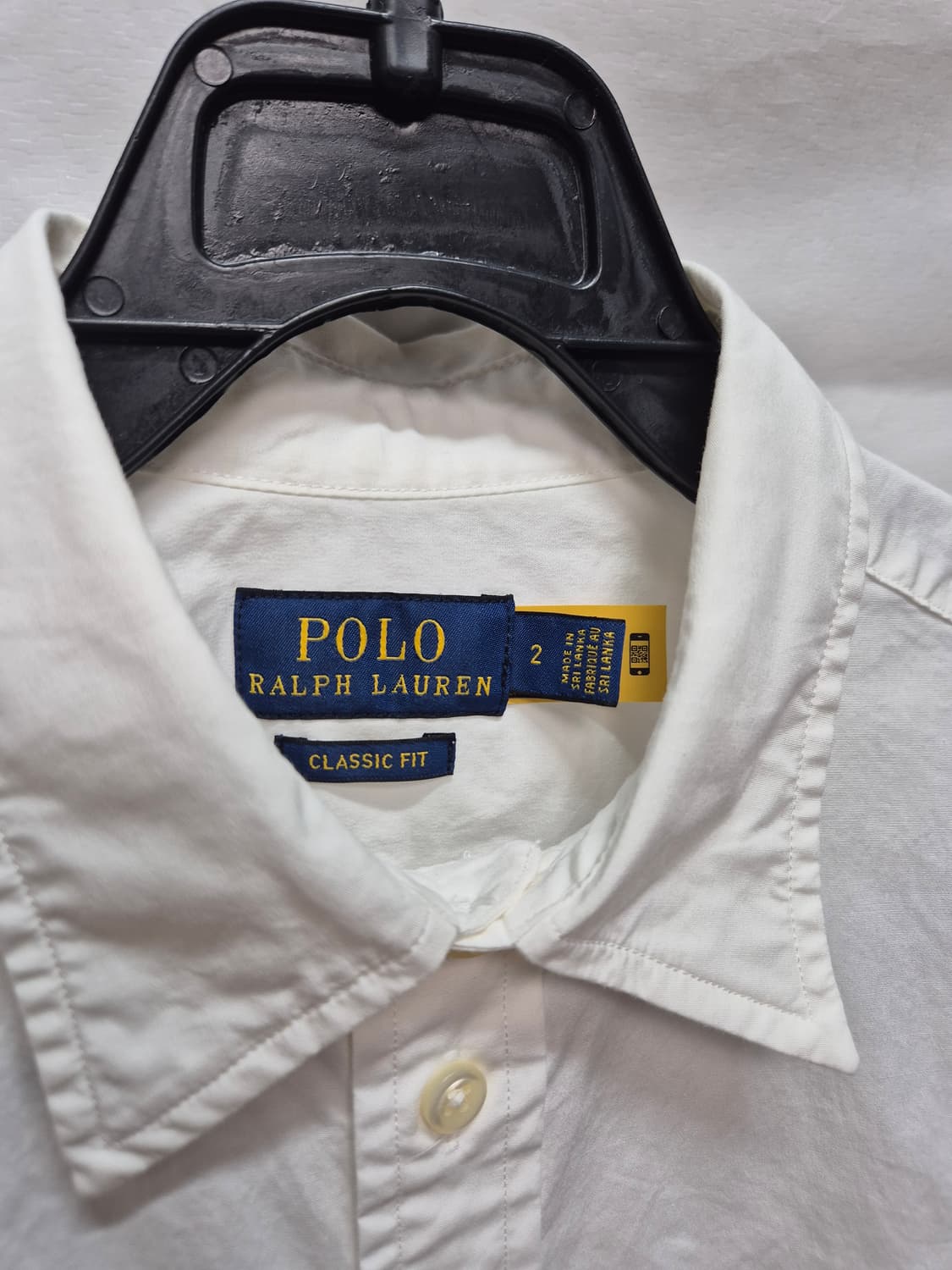 폴로 화이트 셔츠 여성 큐알가능 상품이미지2