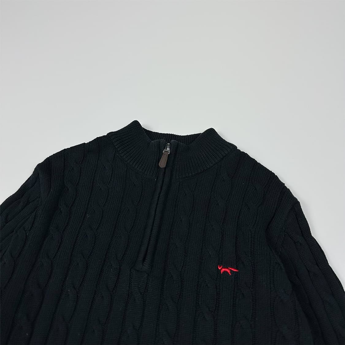 wolsey 케이블 반집업 니트 (95) 상품이미지3