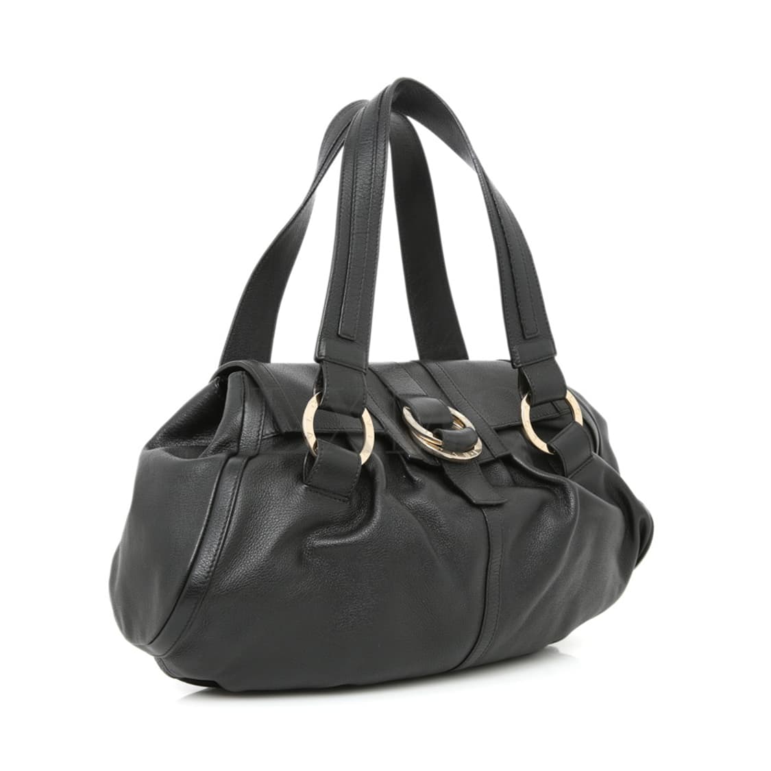 불가리 찬드라 비제로 블랙 토트 빈티지 보스턴 상품이미지3