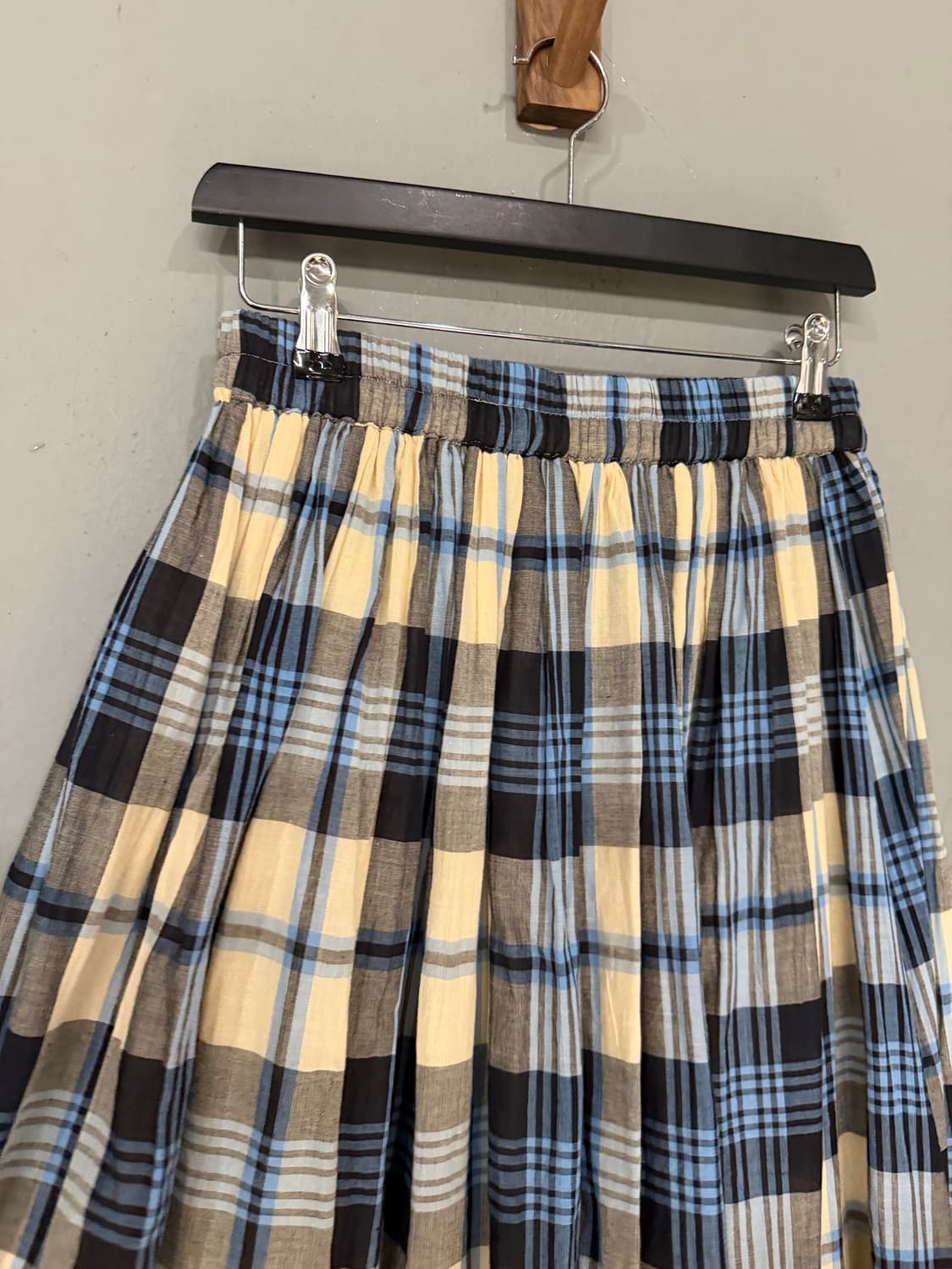 color mix check pattern skirt 상품이미지6