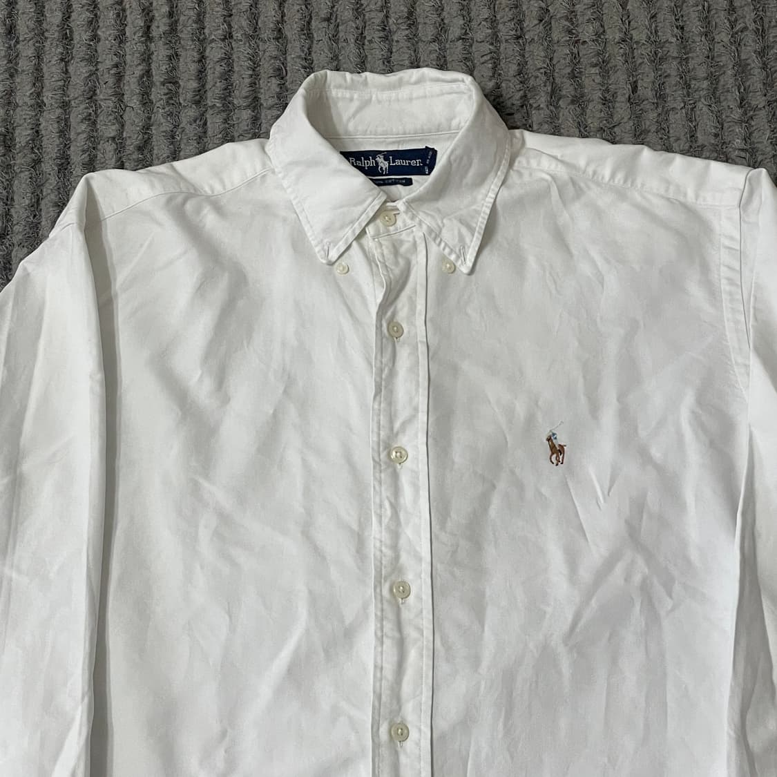 폴로 화이트 공용 셔츠 남방 옥스포드 상품이미지3
