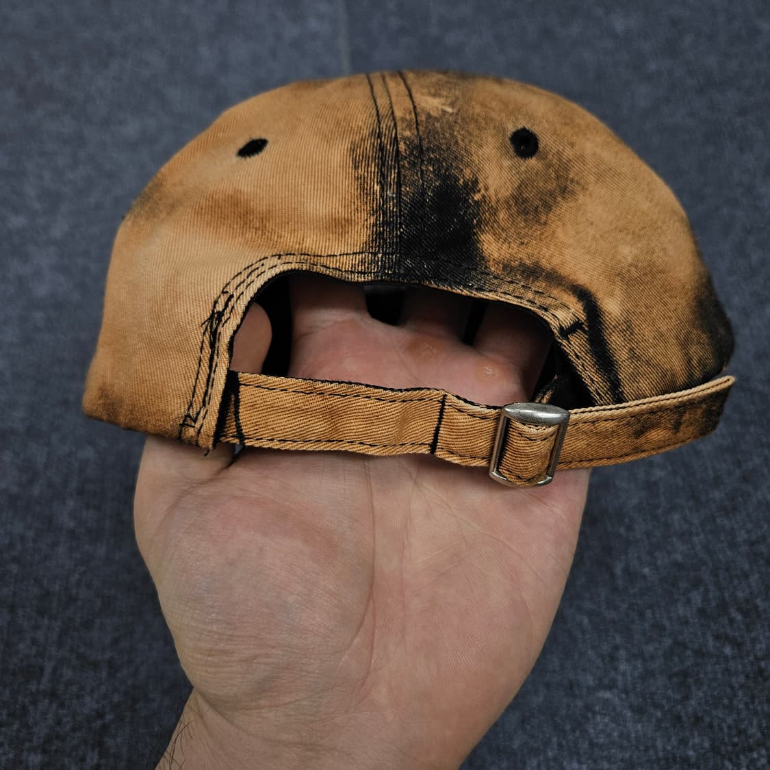 세븐셀라 시그니처 로고 러스트 워싱 볼캡(급처) 상품이미지3