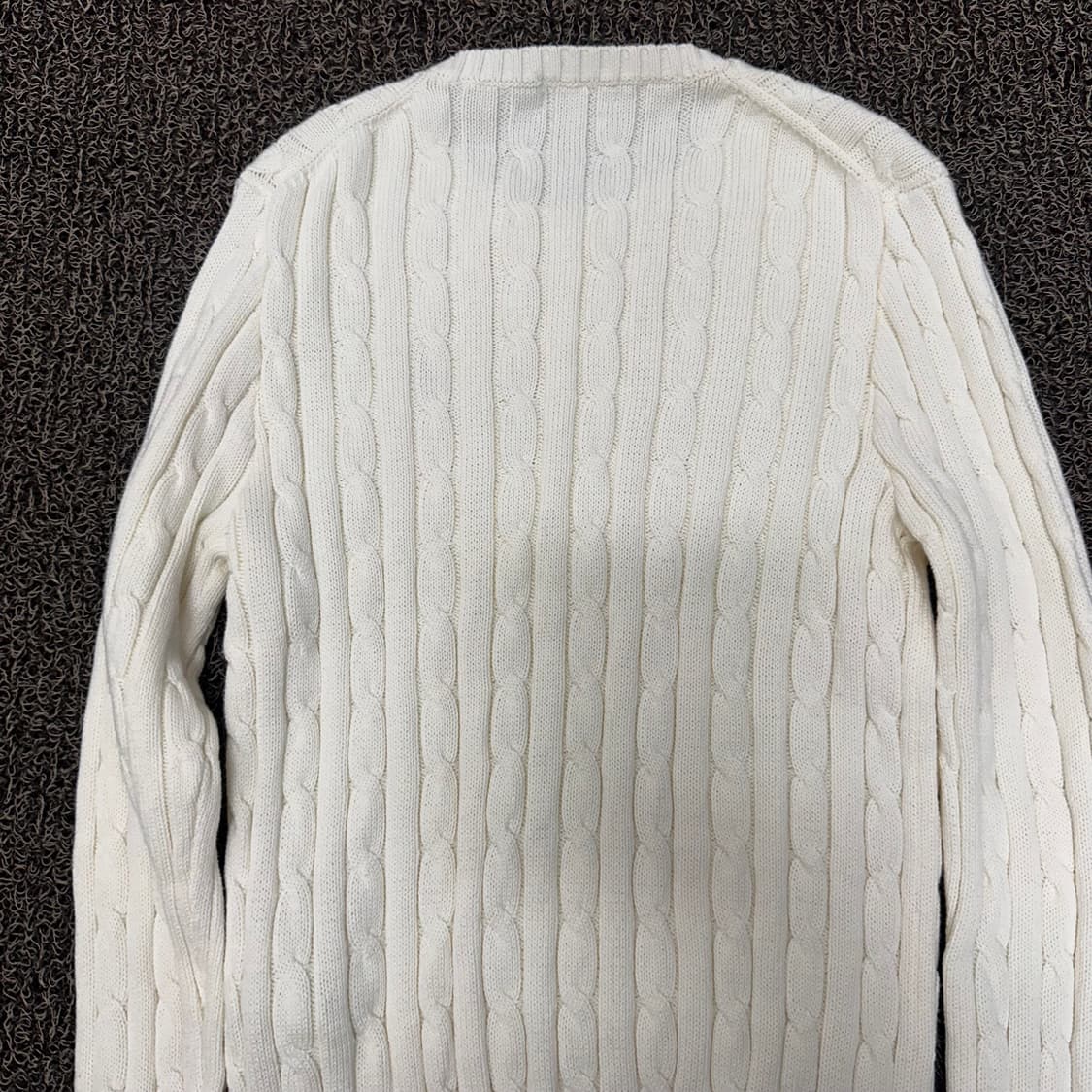 POLO 폴로 랄프로렌 신상 여성 케이블 니트 아이보리 M 상품이미지7