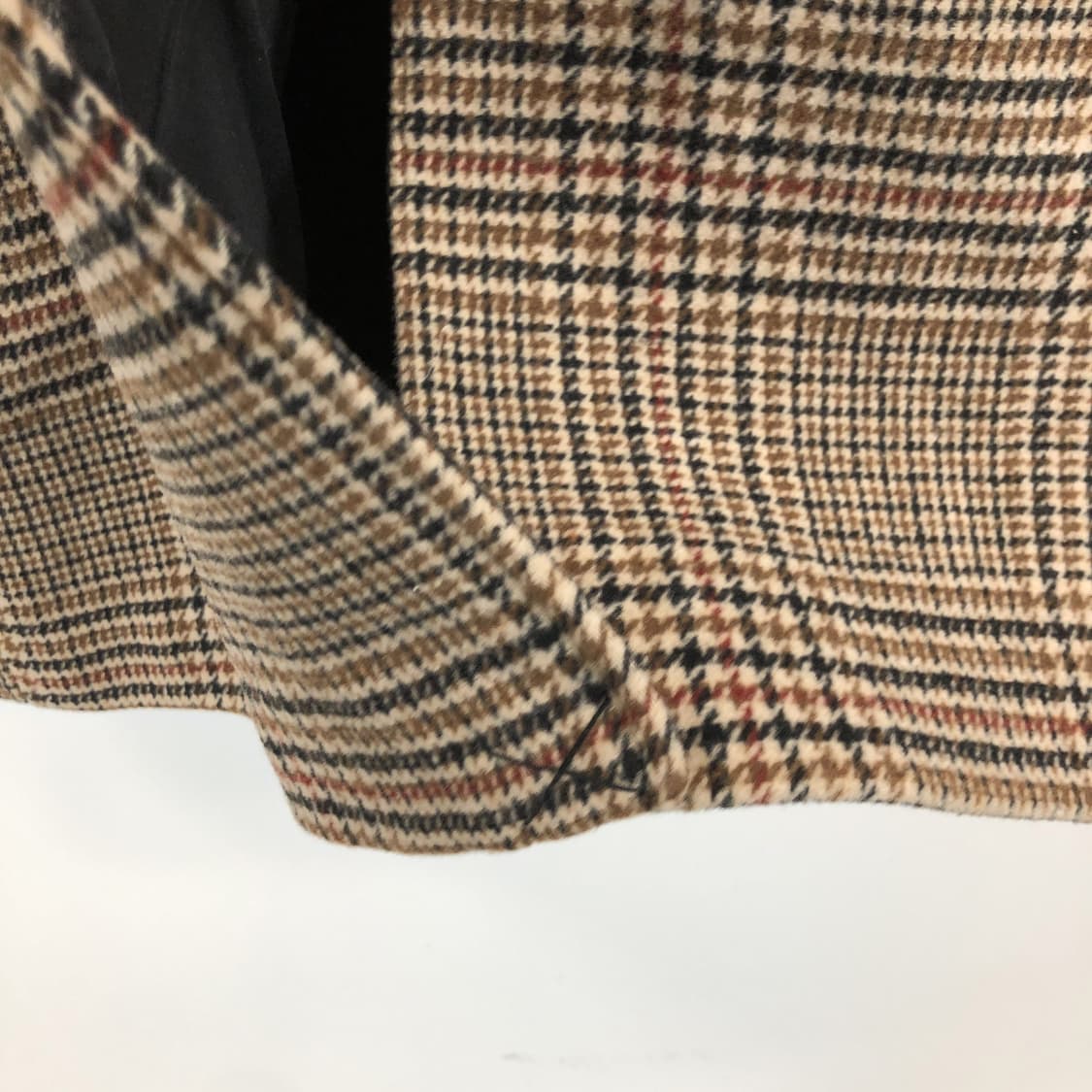 자라우먼 글렌체크 오버 라나울 코트 L  상품이미지5