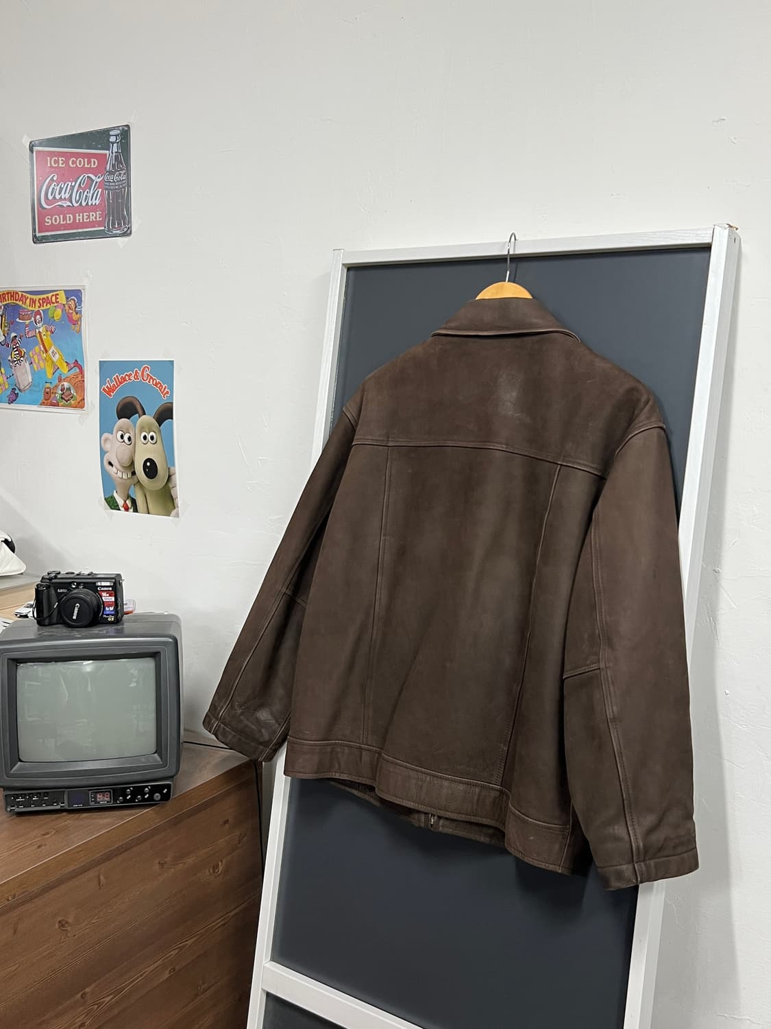 Lee 90s 빈티지 소가죽 레더 싱글 자켓 상품이미지2