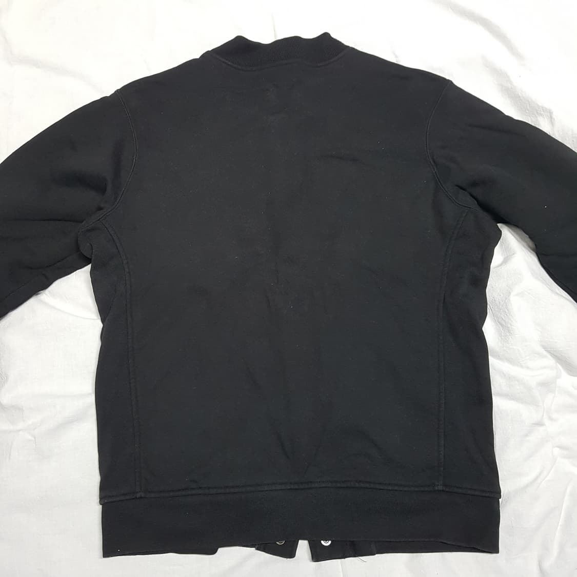 L 슈프림 스냅 프론트 스웻 자켓 스몰 박스 로고 블랙 supreme 상품이미지2