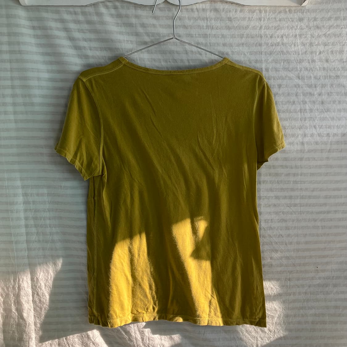 빈티지 옐로우 스티치 반팔 1013 y2k 스트릿 갸루 펑키 일본빈티지  상품이미지1