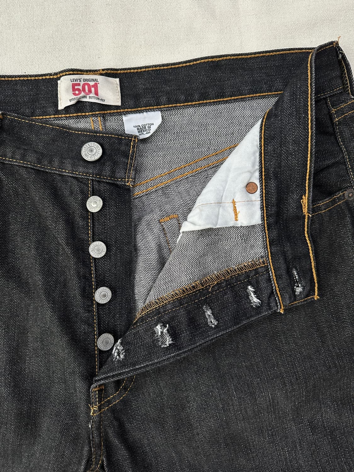 리바이스 501 진청 데님팬츠 36 made in Mexico  상품이미지4